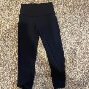 Lululemon cropped black leggings